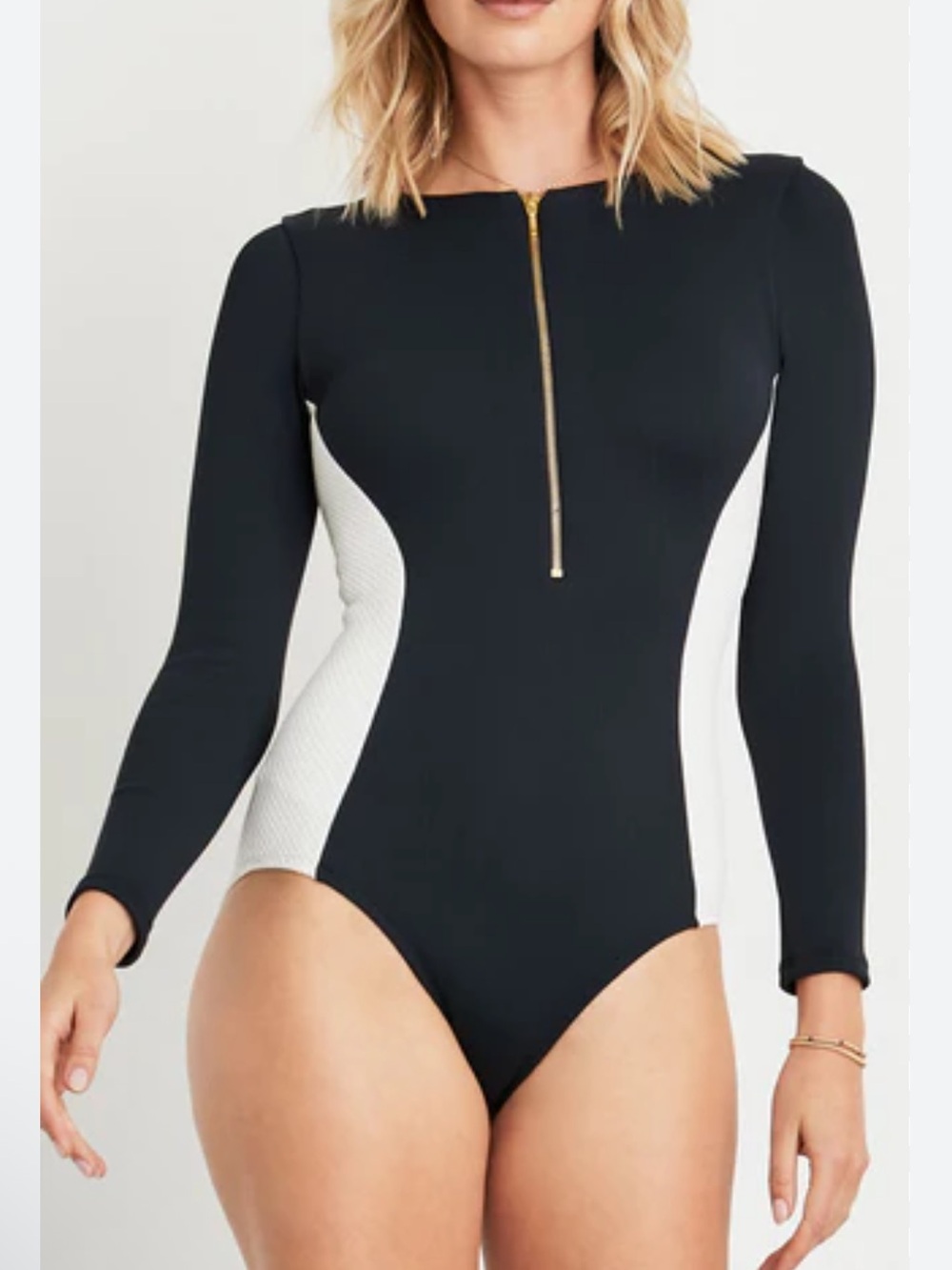 HERMOZA long sleeve rash guard one piece bathing suit 6